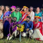 Samyuktha Shanmughanathan Instagram - Happy happy Pongal ☀️☀️ stay happy and keep shining ♥️♥️ swipe to see @aishwarya4547 and me doing a special performance 😂