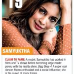 Samyuktha Shanmughanathan Instagram - Thank you @chennaitimestoi for the love 💗 💗 vsuper excited to be with my faves @actress_ramyapandian @shivani_narayanan and the other super cool phenomenal women in the Chennai times most desirable women of tv ♥️ lots of love #girlpower