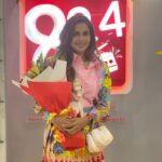 Samyuktha Shanmughanathan Instagram - DXB day 3 My interview with @894tamilfm dxb! Was so much fun ♥️ Dubai, United Arab Emiratesدبي