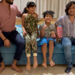 Samyuktha Shanmughanathan Instagram - Thank you for all ur love and wishes for Rayan ‘s 6th bday ! How time flies ! Can’t believe he’s gotten so big, scroll for few pics when he was so little🥰 Watch the video where I organize everything but forget the knife, and make the kiddies to sing again to buy time 😂😂 some epic moments. Thank you thank you thank you much for all the love, means sooo much to both of us ♥️