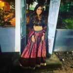 Samyuktha Shanmughanathan Instagram - Happpppy happy Diwali 🪔 wishing you laughter and fun to cheer your days this festive season ♥️ Outfit deets : @ri_ritukumar