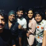 Samyuktha Shanmughanathan Instagram – Celebrating @rakshan_vj on ur new single ‘ enna vazkha da!’ Super cool video, congratulations 🎉 
check it out! Link in my story
📷 @arunprasath_photography @vbzu 

P.S photobomber @shariqqqq777 thank you 😁