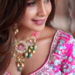 Samyuktha Shanmughanathan Instagram - They call me Pinky for a reason , you will always see me wearing pink 💕💖 what’s your nickname ? 📸 @vividcapturesofficial Outfit @diademstore.in