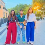 Samyuktha Shanmughanathan Instagram - Fun scenes after shopping @ramitha20 @samyuktha_shan