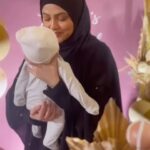 Sana Khan Instagram - Your children are your wealth in this Duniya and Akhirah 🤲🏻 Educate them about 3 most important things Tilawat of Quran Love for our Prophet Muhammad SAW Love for the people of his House (Ahle Bait) #sanakhan #anassaiyad #saiyadtariqjamil