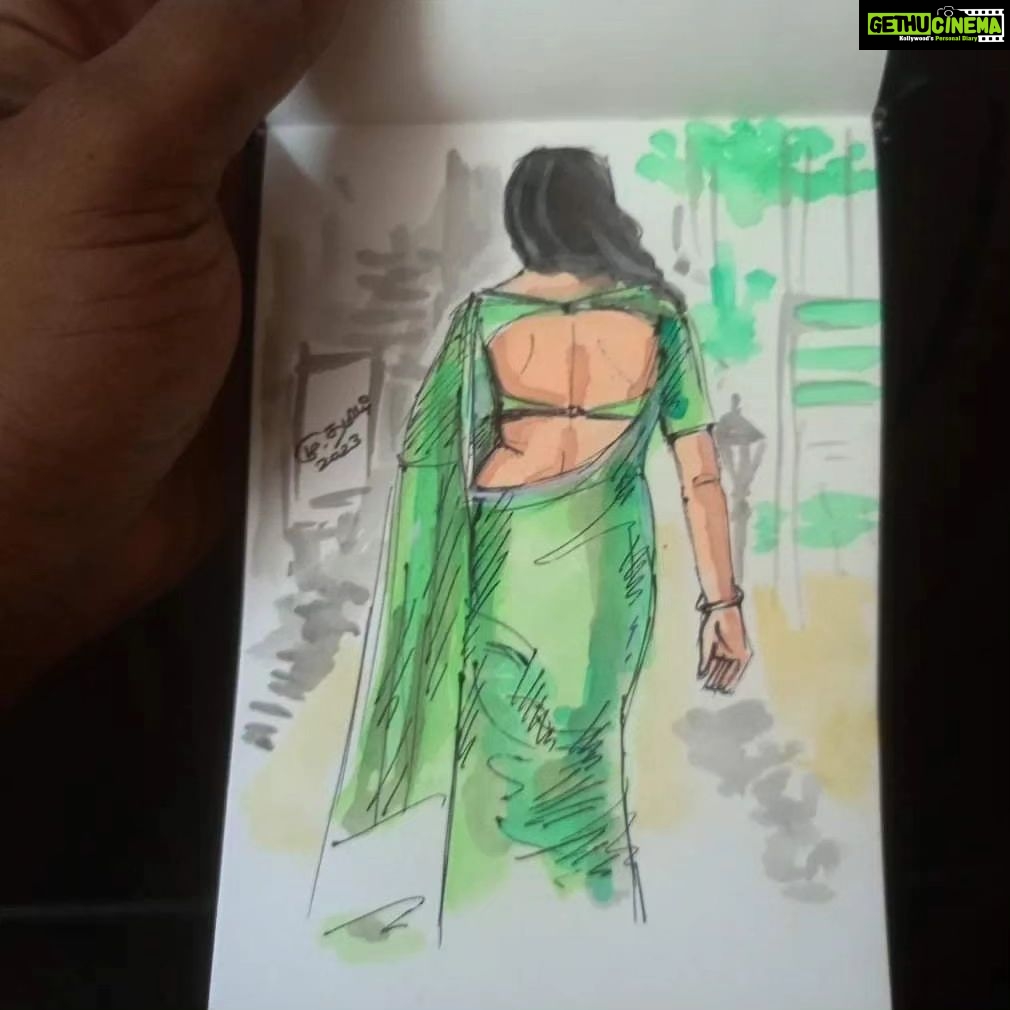 Sanam Shetty Instagram - Woah!! I dint expect this to be paint worthy! π love it! Nandri Thamizhvannan (Twitter) pls comment your Insta ID il mention. . . . Pic inspo @shamini_shankar_official @savinidii_official @ratnamakeupartist @mahi_hairdo @murlee_photography @jcsjewelcreations #goodnight #loveyoufam