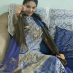 Sanam Shetty Instagram - Happy week ahead peeps 💙 . . Casual cotton salwar by @coolclub_chennai #mondazed #blues #coolcottons #bandhini #goodday