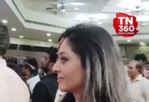 Sanam Shetty Instagram - Miss me? ❤️ ❤️ ❤️ Organza silk & brocade saree by @_sindhufashions_ Styling @sindhukruthika & @sindhuelangovan06 MUH @rithuzmakeupartistry Event @nanbanentindia Video @tn360_ #imback #eventstyling #red #organzasarees
