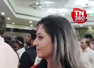 Sanam Shetty Instagram - Miss me? ❤️ ❤️ ❤️ Organza silk & brocade saree by @_sindhufashions_ Styling @sindhukruthika & @sindhuelangovan06 MUH @rithuzmakeupartistry Event @nanbanentindia Video @tn360_ #imback #eventstyling #red #organzasarees
