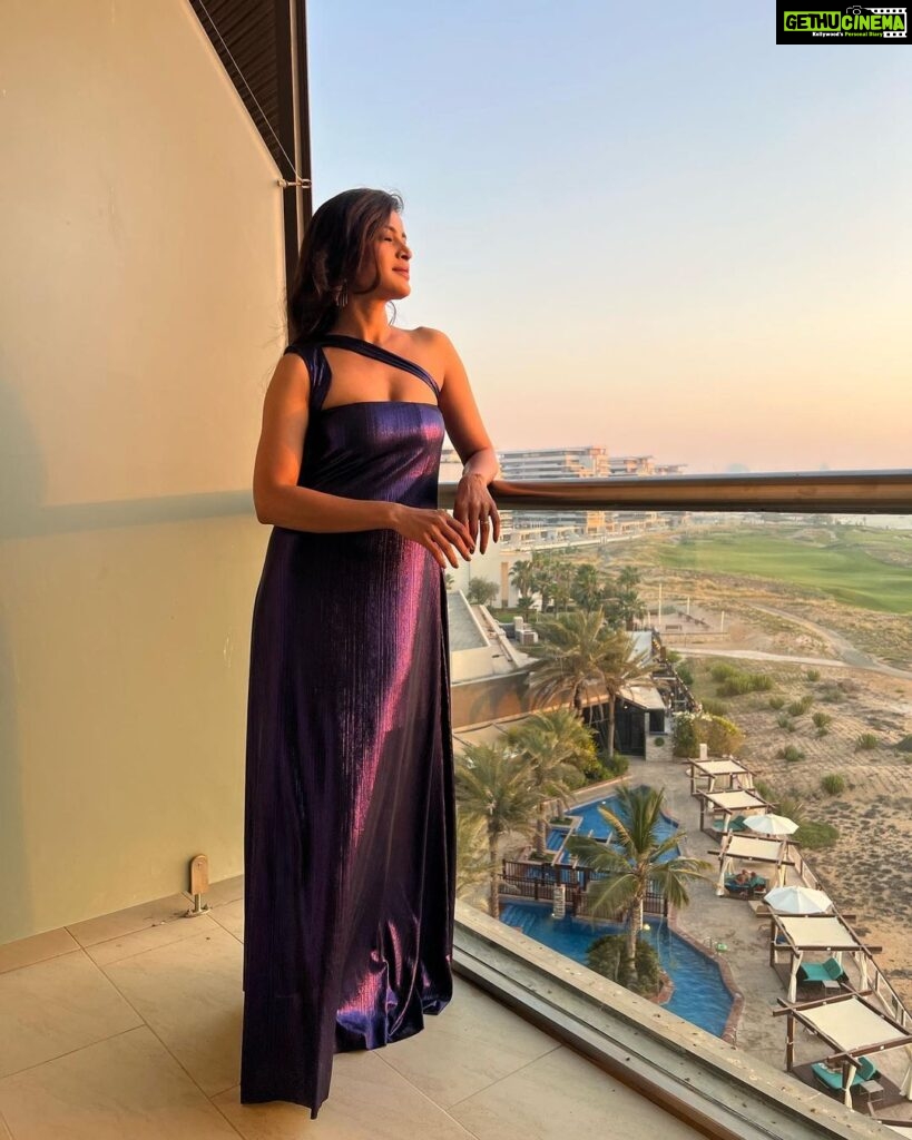 Sanchita Shetty Instagram - Throwback 💜 Photography : @officialmuhammedadil Costume designed by : : @slayofficialstudio @simarvinodh Makeup Hair : @anamica_hmua Event : @iifa #sanchita #sanchitashetty #spreadlovepositivity ❤