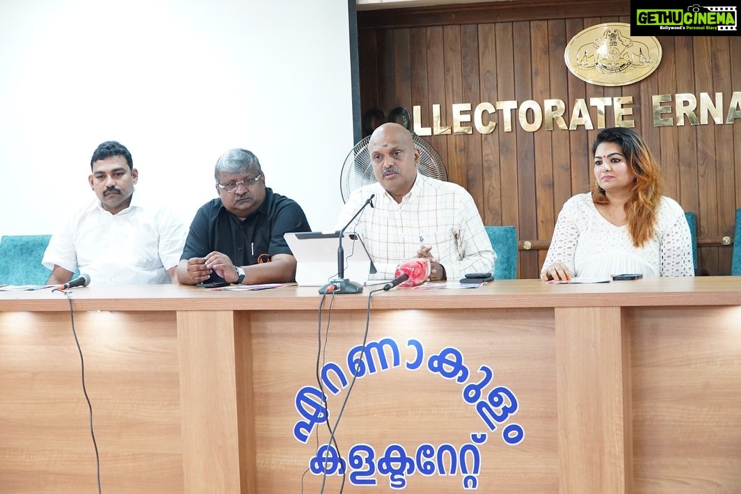 Sandra Thomas Instagram - Happy to be the part of Press meet for road safety awareness organised by @mvd_kerala @sreejithips @keralaroadsafetymission and #firstaid #roadsafety #safety #safetyfirst #drivesafe #road #car #drive #driving #cars #safedriving #accident #dashcam #staysafe #accident #traffic #safetytips #dashcams #roadsafetyzeroaccident #roadtrip #roadsafetyweek #roadsafetyawareness #kerala #india #awareness #roadsafetycampaign #aicamera #auto #trafficrules Collectrate