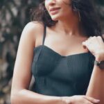 Sangeetha Bhat Instagram - 🤗🥰🥰💙💙 #sangeethabhat #sangeethabhatsudarshan #bluegown #photoshoot #actresslife Porcupine Castle Resort, Coorg