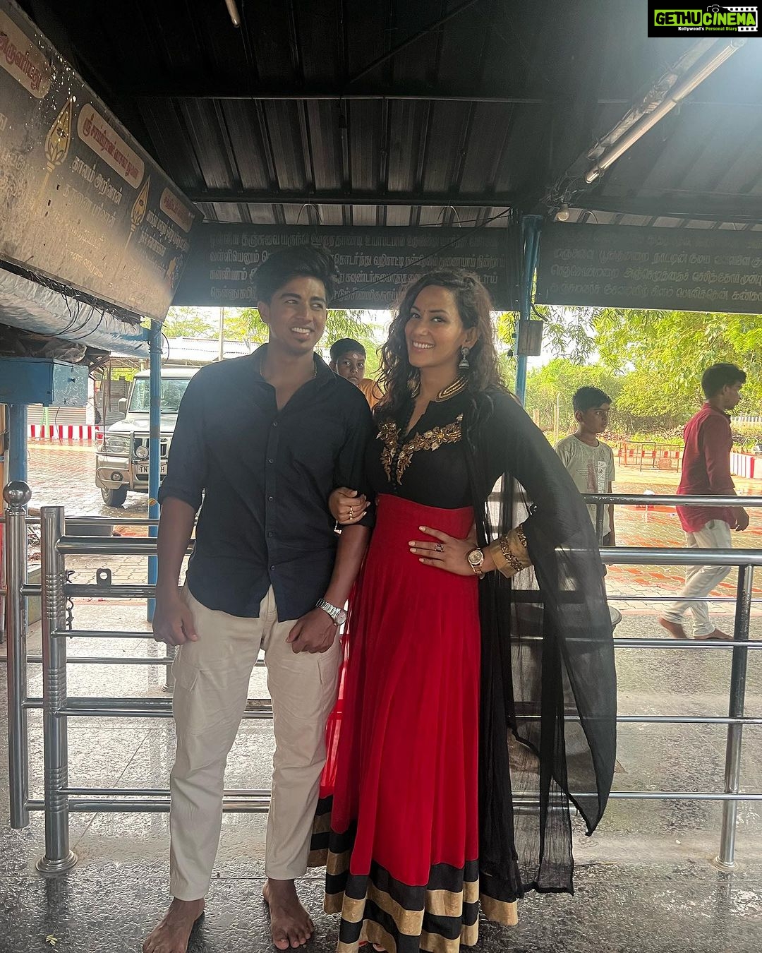 Sanjana Singh Instagram - Shooting for my upcoming Tamil film is taking place in Karaikudi.❤️ #karaikudi @rahulregi20