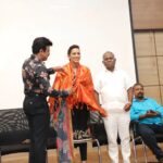 Sanjana Singh Instagram - Raakadhan movie promotion at Kongu Nadu College, Namakkal ❤️ Costume designer : @sidneysladen Promotions Clicks #raakadhan #wetooraakadhan #marudhamproductions July 21 In Theatres @riyazkhan09 @baskar_vignesh @marudham_productions @dinesh_kalaiselvan_official