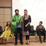 Sanjana Singh Instagram - Raakadhan movie promotion at Kongu Nadu College, Namakkal ❤️ Costume designer : @sidneysladen Promotions Clicks #raakadhan #wetooraakadhan #marudhamproductions July 21 In Theatres @riyazkhan09 @baskar_vignesh @marudham_productions @dinesh_kalaiselvan_official