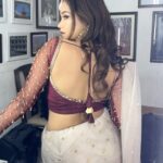 Sanjana Tiwari Instagram - Just for the music! 💕 Wearing @yuthikha Makeup @narumugai_makeover_studio Jewellery @narumugai_rental_jewellery Nails @narumugai__nail_art_studio #reels #reelsinstagram #reelitfeelit #explore #trending #chennai #tamil