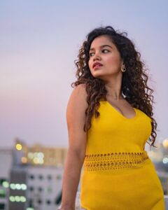 Sanjana Tiwari Instagram - City of stars, are you shinin just for me? ✨

Shot by @varshithaa.govardan 
Styled by @_divyakarthika