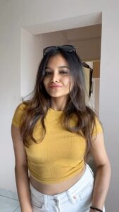 Sanjana Tiwari Instagram - Hopped on to the trend 💃🏻

#reels #reelitfeelit #tamil #tamilreels #explore