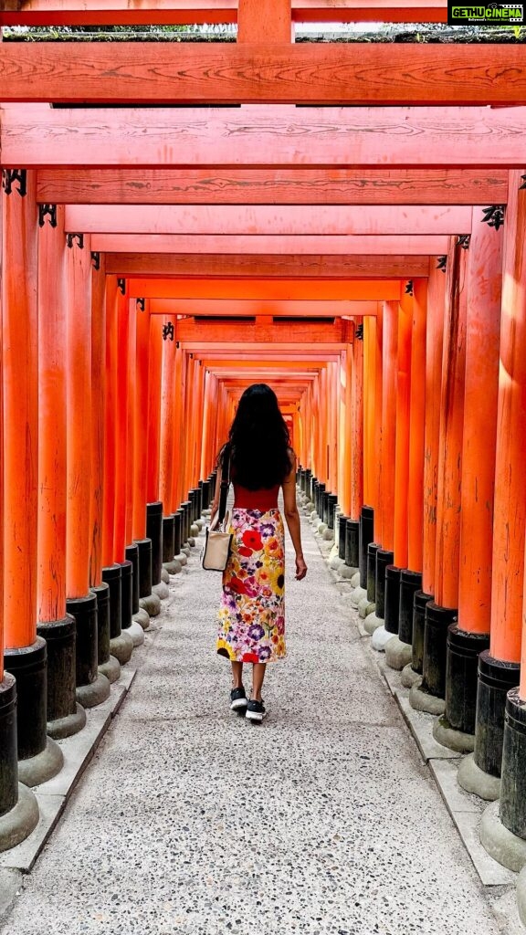 Sarah Jane Dias Instagram - The Gates of Fushimi Inari . #fushimiinari #japan #japantravel #traveljapan #instatravel #travelgram #instatravel #travel #memoirsofageisha