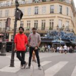 Sathish Instagram – #germany to #france with nanban @gvprakash 😍❤️