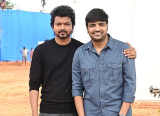 Sathish Instagram - Happy birthday to my dear #thalapathy @actorvijay sir ❤️ Ungal Anaiththu Muyarchigalum Vetri Pera Manamaarndha Vaazhththukkal 😍😍 Love You Always 😘😍❤️ #happybirthdaythalapathyvijay