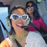 Sayani Gupta Instagram – The next day we went to the 🩵 Reef 
(Beauty that envelopes everything)

1. Manifesting an action film in a helicopter 

2. Heart reef : very few things come close to nature being cute & grandeur at once!

3. The colours I’d only seen in a crayon box.. not even! This patch took my breath away. This video doesn’t come close to what it actually looked like.

4. I don’t cry easily. But nature gets me. My whole life flashed in front of me.. just being here in this moment. This comes closest to feeling close to the Divine. 
Had to take this photo as a reminder.. How far You’ve come! 
But I am probably still pouting 🫣

5. Spotted a Ray (how clear must the water be)!

6. 🐋 (must have seen a dozen whales with families migrating on this day)

7. Just being us! @smritikiran 

8. Bruce was lovely! Said we can’t imagine how lucky we are with the weather! Apparently rarest clear days. We told him he has the best job in the world. He told us how he got here. What a story again #respect 

9. Our baby heli 

10. Can be at this seat for ♾️

@whitsundaysQLD @queensland @australia #seeaustralia #thisisqueensland #lovewhitsundays @intercontinentalhaymanisland 

#nofilterneeded
