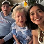 Sayani Gupta Instagram – Meet Audrey & Murray. Both 97.
We met them on the Sunset cruise at Hayman. We noticed them &@smritikiran expressed how cute they were. As the 🛥️ took off I couldn’t help go say hi. And the rest is History.

So A&M went to school together since they were 4..when he would carry her books for her. They were friends.. (I asked if Murray had a crush on Audrey to which she quickly quipped & said Oh YES!) she knew he liked her and of course there was an understanding.
After school and beginning of collage Murray had to go for the War(WWll), he was in the navy. While he was away.. Audrey got married to another man. He came back after the war and married someone else too. They both had children with their respective partners. But kept in touch.Later they both lost their partners.
One day Audrey was coming out of her house and a bike came and stood in front of her. On it was a man with 🪖& 🕶️ . She couldn’t see his face & told him why he would stop in front of her this way. As he took out his helmet, he said.. ‘Audrey, you don’t recognise me? It’s Murray!’
She couldn’t believe her eyes. They rekindled their friendship. And sometime later Murray moved in with her. They started dating 6 years ago and got married one and half years ago. Now they live in her house (not his mansion) &travel together. While Murray struggles to remember things (Audrey is sharp), She struggles to walk (Murray wheels her around). It’s the perfect Companionship.

I told her how fitting her name was.. Audrey (like Hepburn)! 

She said ‘You have beautiful hair’. 
To which Murray added.. ‘Oh Darling! Just the hair! I am sitting here wondering how many marriage proposals she would get in a day!’
Audrey and I slightly choked!😂

As we spoke about other worldly things like kids & disappointments & ailments & coral reefs.. Audrey asked me if I were married & had children.. I told her I wasn’t.
So she held both my hands and said.. ‘here’s to finding Mr.Right!’ (Now from their story Mr.R may come when I am 90.. who knows). But as the Sun went down & I had made new friends.. I was reminded of how unexpectedly beautiful life turns out if you let it perhaps!

A&M is now, my fav love story. 
🤍🤍