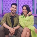 Sayani Gupta Instagram - Now someone cast us together already! @amolparashar 🕺 Wearing @rishtabyarjunsaluja Neon Love 📷 @rohitmalekar1 @richa_15194