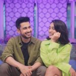 Sayani Gupta Instagram - Now someone cast us together already! @amolparashar 🕺 Wearing @rishtabyarjunsaluja Neon Love 📷 @rohitmalekar1 @richa_15194