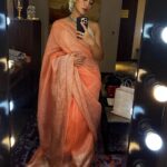 Sayani Gupta Instagram - A 💯 mirror selfies < new saree, hmu fun, gajra fixing & folding imperfect pleats while Playing dress up alone. #sareeaddict
