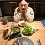 Sayani Gupta Instagram – Loved @sunda.melbourne 
Again wanted to eat here cause of Chef Khanh Nguyen. (Some of the best Master chef pressure tests)although he has left now. 

Food that looks like miniature paintings. 

@nitya_h & I ran a food marathon yesterday.
Lune for breakfast, Mabu Mabu for lunch & Sunda for dinner! 
Must say we did pretty well! Like unbelievably well! 🍽️🏆🦀

@australia is a food paradise!