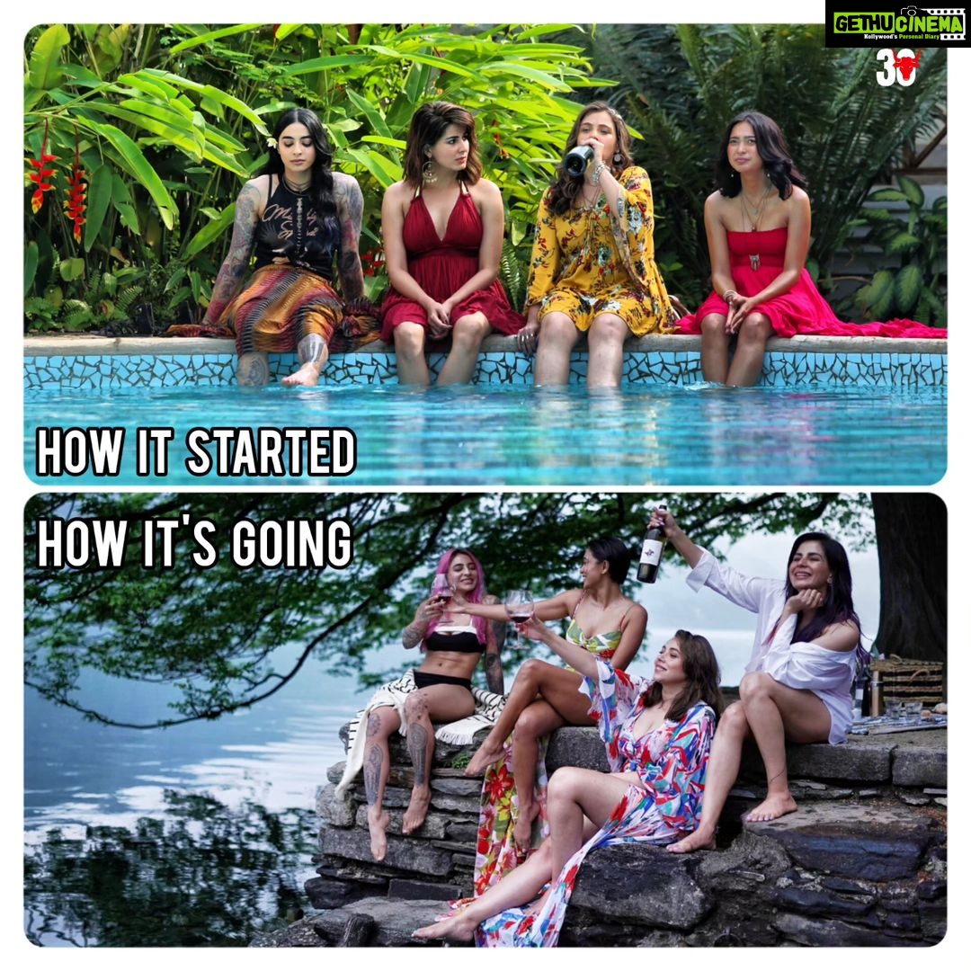 Sayani Gupta Instagram - Times change, good times stay constant! #fourmoreshotsplease #StorytellersToTheWorld #30yearsofPNC @pritishnandy2018 @rangitapritishnandy @ishitapritishnandy @directormenon @nupurasthana @joyeetacruises @devikabhagat7 @_ishita_moitra_ @iamkirtikulhari @sayanigupta @banij @maanvigagroo Mumbai, Maharashtra