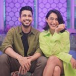 Sayani Gupta Instagram - Now someone cast us together already! @amolparashar 🕺 Wearing @rishtabyarjunsaluja Neon Love 📷 @rohitmalekar1 @richa_15194