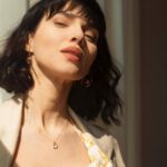 Scarlett Mellish Wilson Instagram - #ad @christinrangerjewellery One letter It can mean so much; your name, a special word, a loved one. Our beautiful initial necklaces come in silver or gold vermeil. We guarantee that no letter has been left out of this post. They make the perfect personalized gift. 📸 @scarlettwarrick #silverjewellery #initial #initialnecklace #necklace #goldvermeil #earrings #personalizedgifts #britishbrand #gifting #letternecklace #model #britishadvert #britishjewellery #silverjewelry