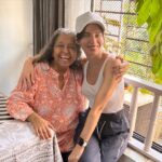 Scarlett Mellish Wilson Instagram - To my Indian Mother, My Guru , My greatest teacher and one of if not the most influential soul that mine has had the honour of sharing life with … Today Mother Nature took you back and is enveloping you in Infinite love 🤍🪽 You have no pain and you can dance freely now for as long as you desire.. Planet earth was so lucky to have you and the humans you shared your divinity with are the most fortunate. You taught me to surrender , to forgive , to not believe our biggest enemy (the mind ) You made me understand the beauty in death and you carried me spiritually through my own mothers passing and helped me find the peace through it You welcomed me with open arms as your daughter and I got to live with you in India and enjoy that mother daughter bond You gave unconditional love to everyone and your resting face was LITERALLY A SMILE !!! Darling @aashish20 you are your mum’s greatest achievement, and Uncle what a glorious life you both had, she will never leave you.. the love will never die I hope you get a chance to connect with my mums soul , I’m sure she’s waiting to dance with you.. Please continue to shower us with your Devine energy in the other realm.. We will receive it and we will carry it everyday until we all meet again I love you Momma 🤍🪽❤️♾️