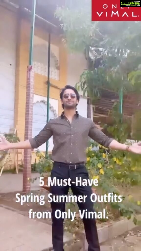 Shaheer Sheikh Instagram - @onlyvimal.india is my go-to for fashion brand for casuals and semi-formals. Their styles are perfect for multiple occasions and these 5 looks are styled using outfits from their latest collection. Visit the nearest Reliance Trends store to get your office or party wear sorted! #OnlyVimal #OnlyVimalIndia #Reliance #RelianceIndustries