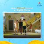 Shaheer Sheikh Instagram – Poora desh jhoom raha hai with the StaRRRs of Bharat🕺🕺

#StarBharat parivaar ki taraf se team #RRR ko dheron badhaaiyaan!

#GoldenGlobes2023