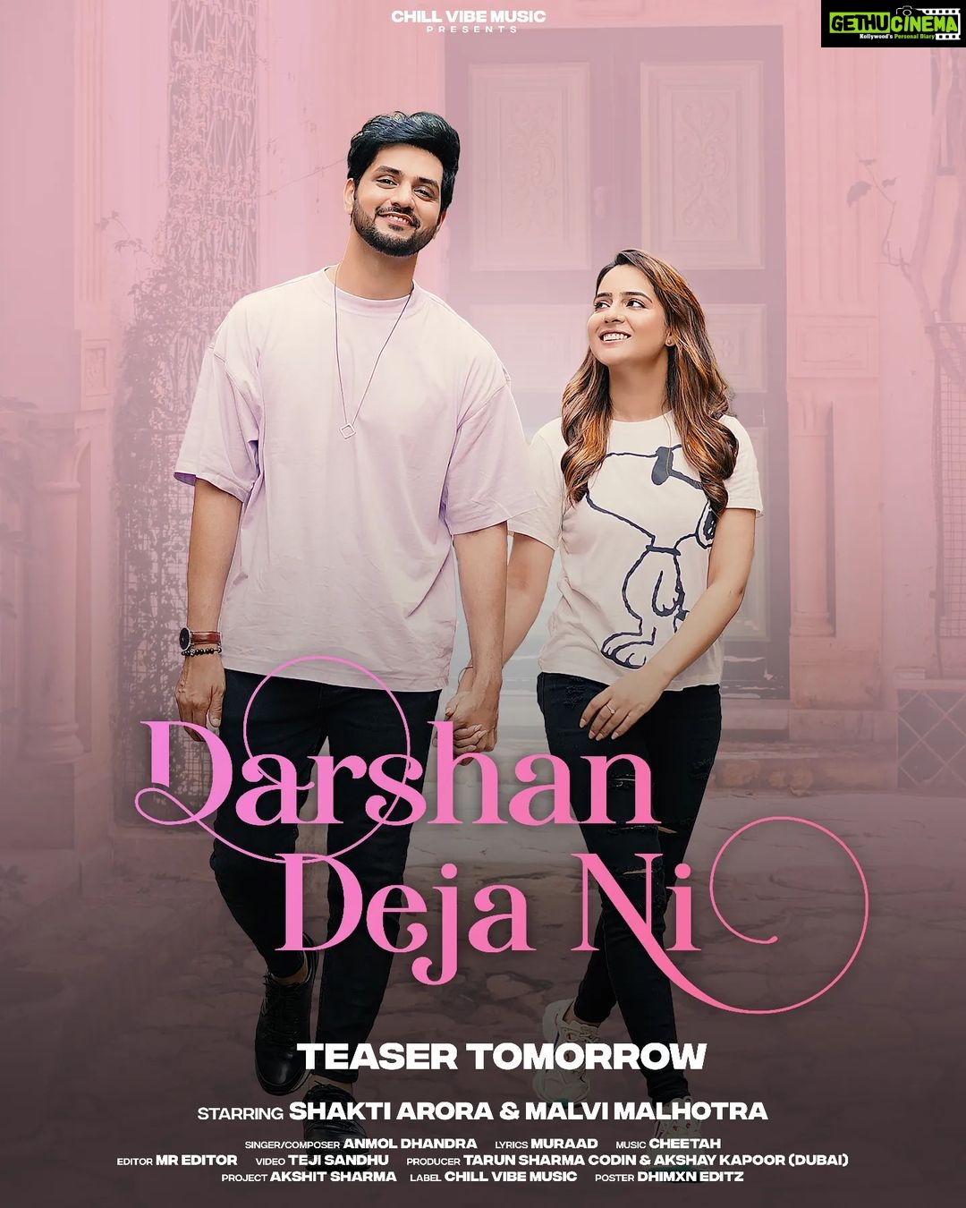 Shakti Arora Instagram - Darshan Deja ni ❤️ releasing soon Check out the teaser in my story #Punjabisong #shaktiarora Singer - @anmoldhandra music -@cheetah_beats Lyrics - @muraad07 Producer - @taruncodin25 @akshaykapoor301 Video - itejisandhu Lable - @chillvibemusic25 Casting @iam_obedafridi