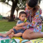 Shakti Mohan Instagram – Love of my life 👶🏻
My content source of joy 
Happy birthday my Aryamputtiii 
Chiku maasi is obsessed with you 🤩 
Love youuuuuuuuu my Aryaaaaa, my baby beluga, ghuttapudiii and many other names I call him by 😆🫶🏼