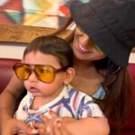 Shakti Mohan Instagram – Love of my life 👶🏻
My content source of joy 
Happy birthday my Aryamputtiii 
Chiku maasi is obsessed with you 🤩 
Love youuuuuuuuu my Aryaaaaa, my baby beluga, ghuttapudiii and many other names I call him by 😆🫶🏼