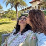 Shakti Mohan Instagram - A mother like no other @kusum8114 Happy birthday mattuuuu ☀️ Absolutely no one like you in the world You’re jus edible… love youuuuu my mommy🤍 Check out papa’s jealousy in the last picture 🤦🏻‍♀️ @sula_vineyards #sulavinyards #sulalife