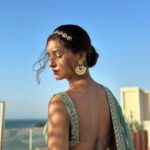 Shakti Mohan Instagram - 🍃 📷 @ruheedosani ✨ @hairbydablu ⚡️ styled by- @isolatednee assisted by- @styling_by_shruti dress - @ease_kv @viralmantra Jewellery - @soranamjewels