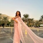 Shakti Mohan Instagram - Saree not sarry 🤓 Tried wearing saree by myself for the first time… couldn’t walk 🤷🏻‍♀️ Thanks to the girls on the beach who came to my rescue and fixed it 🥻😅 📷 @ruheedosani @muktimohan Styled by @isolatednee Assisted by @styling_by_shruti @shraddha.dange Outfit @madsamtinzin Ring @soranamjewels