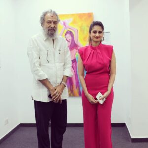 Shamlee Instagram - The talented artist and art director Mr.Thotta Tharani Sir! A warm thank you for sharing your expertise  and wisdom.