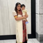 Shamna Kasim Instagram - My hamdu first onam ❤️