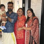 Shamna Kasim Instagram - My hamdu first onam ❤️
