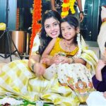 Shamna Kasim Instagram - Onam begins …. Happy Onam with chinnatty …. Dubai, United Arab Emirates