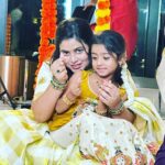 Shamna Kasim Instagram - Onam begins …. Happy Onam with chinnatty …. Dubai, United Arab Emirates