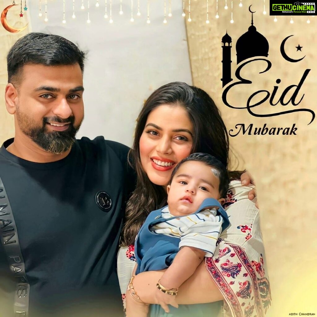 Shamna Kasim Instagram - Eid Mubarak