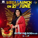 Shamna Kasim Instagram – Today Mega launch #dheepremierleague … 
9:30pm only on @etvtelugu2708